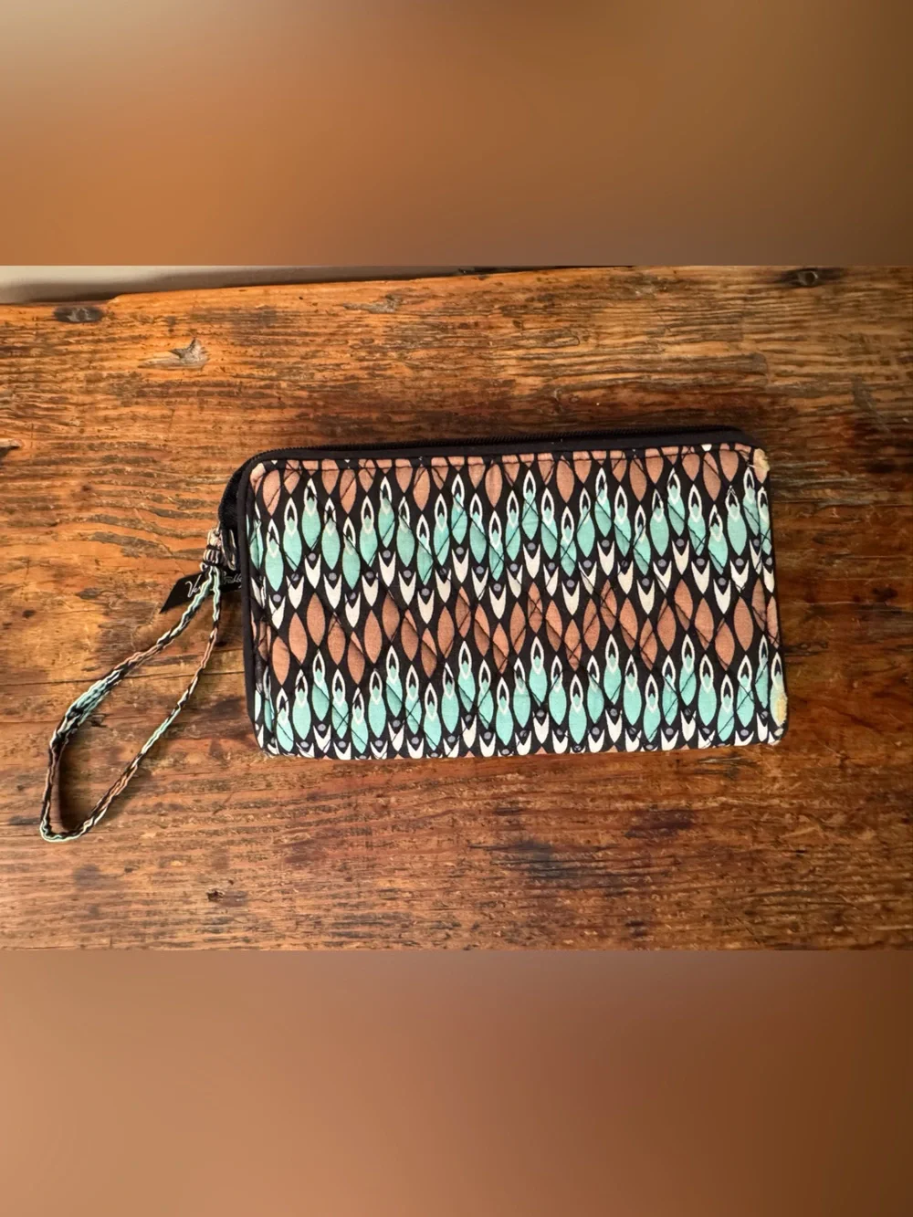 Vera Bradley Smartphone Wallet/Wristlet in “Sierra Stream”